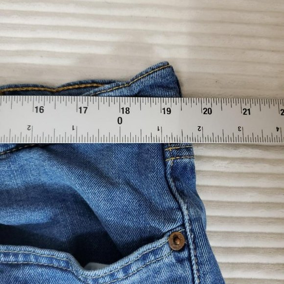 Levis 505 Jeans Mens 40x32 Blue Denim Medium Wash - Picture 6 of 9